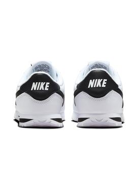 Chaussures Nike Cortez Kids blanc noir pour garçons et filles