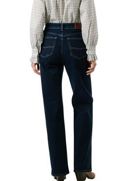 Jean Pepe Jeans Lexa Rinse pour femme, coupe droite.