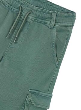 Pantalon cargo Mayoral soft verde pour garçon