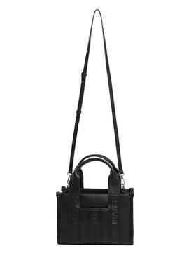 Sac à main rectangulaire noir pour femme Pepe Jeans Zadie