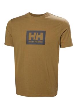 T-shirt Helly Hansen Box marron pour homme