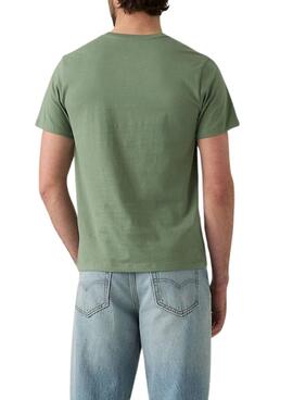 Maillot Levi's Original Housemark vert laurier pour homme.