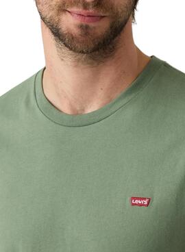 Maillot Levi's Original Housemark vert laurier pour homme.