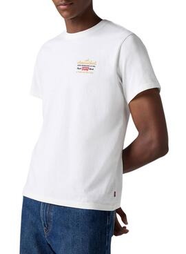T-shirt Levis Archive Relaxed blanc pour homme