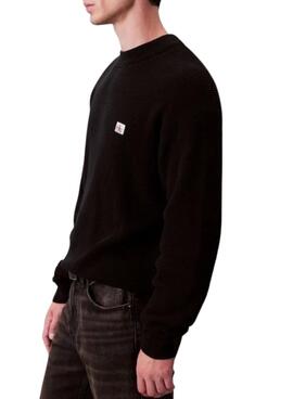 Maillot Calvin Klein Waffle noir pour homme