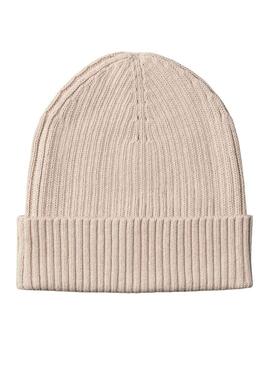 Bonnet Calvin Klein Patch beige pour homme