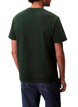 Maillot Calvin Klein Monologue vert pour homme