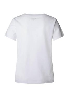 T-shirt Pepe Jeans Babu blanc pour femme