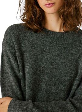 Maillot Pepe Jeans Cecil col rond gris pour femme