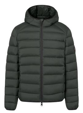 Veste matelassée Ecoalf Aspen vert foncé pour homme