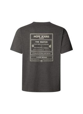 T-shirt Pepe Jeans Todd gris pour homme