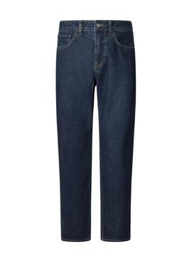 Pantalon en jean Pepe Jeans Cash recto azul pour homme