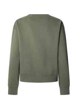Sweatshirt Pepe Jeans Beberly verte pour femme