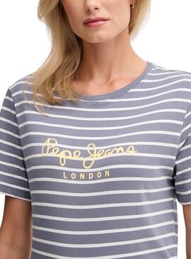 T-shirts Pepe Jeans Bilma à rayures pour femme