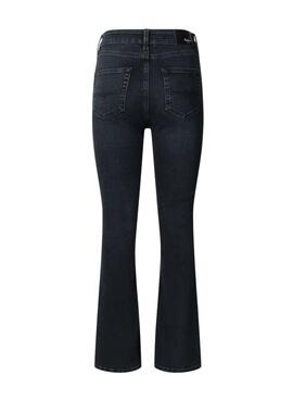Jean Pepe Jeans Dion à pattes d'éléphant pour femme