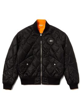 Bomber Lacoste Live Unisexe Réversible Noir