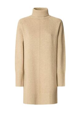 Robe Pepe Jeans Carola en tricot toasté pour femme