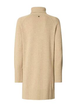 Robe Pepe Jeans Carola en tricot toasté pour femme