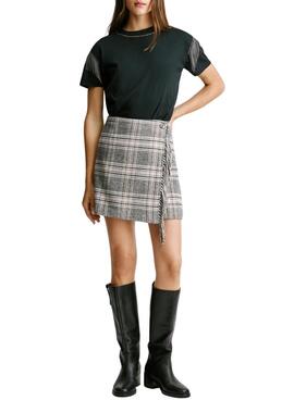 Jupe Pepe Jeans Talani à carreaux pour femme