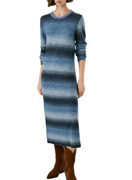 Robe longue à rayures Pepe Jeans Colombe pour femme