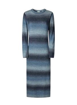 Robe longue à rayures Pepe Jeans Colombe pour femme