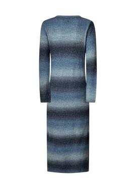 Robe longue à rayures Pepe Jeans Colombe pour femme