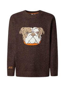 Maillot Pepe Jeans Phelan marron pour homme