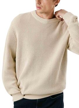 Maillot Pepe Jeans Parker beige pour homme