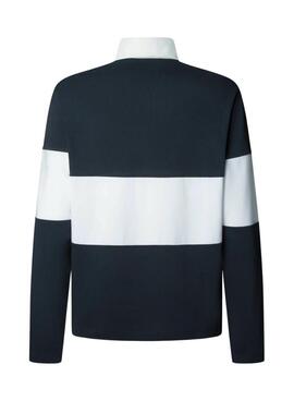 Polo Pepe Jeans Ralf Rugby bicolore pour homme
