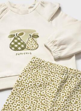 Ensemble Mayoral legging imprimé et sweatshirt bébé