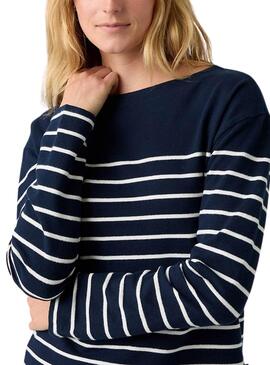 Maillot à rayures marines Levis pour femme