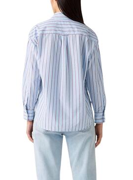 Chemise Levis Harlie Boyfriend à rayures bleues pour femme