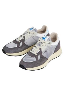 Chaussures Pepe Jeans Marlon Vibe gris pour homme
