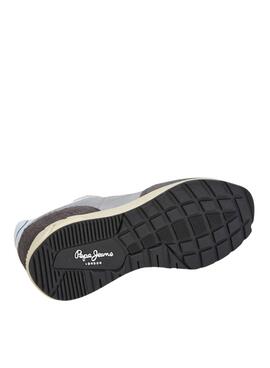 Chaussures Pepe Jeans Marlon Vibe gris pour homme