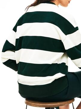 Sweat Lacoste Live Unisexe Rayures