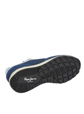 Chaussures Pepe Jeans Marlon Vibe bleu pour homme.