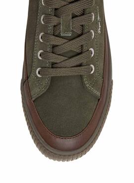 Chaussures Pepe Jeans Ben Evolution vertes pour homme