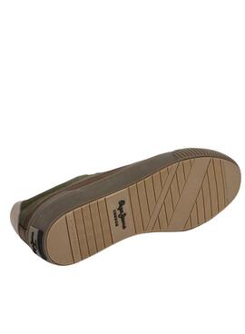 Chaussures Pepe Jeans Ben Evolution vertes pour homme