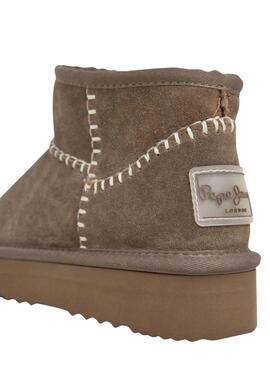Bottines Pepe Jeans Dissy Etnic avec plateforme pour femme.
