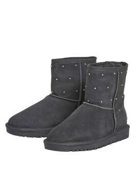 Bottines Pepe Jeans Diss Studs en daim avec clous gris pour femme