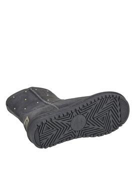 Bottines Pepe Jeans Diss Studs en daim avec clous gris pour femme