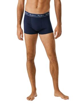 Lot de 3 caleçons Pepe Jeans Logo pour homme.