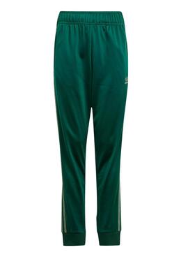 Pantalon Adidas Adicolor SST vert pour fille et garçon