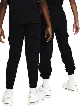 Pantalon Nike Sportswear Club Fleece Noir Pour Enfants