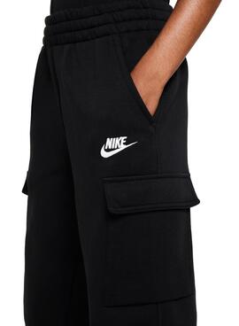 Pantalon Nike Sportswear Club Fleece Noir Pour Enfants
