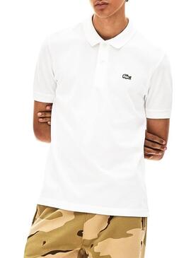Polo Lacoste Live Unisexe Strech Blanc