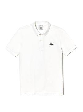 Polo Lacoste Live Unisexe Strech Blanc