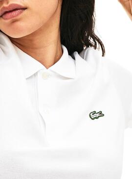 Polo Lacoste Live Unisexe Strech Blanc