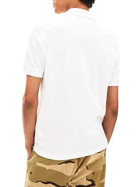 Polo Lacoste Live Unisexe Strech Blanc