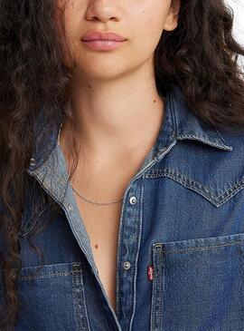 Chemise en jean Levis Teodora Western pour femme